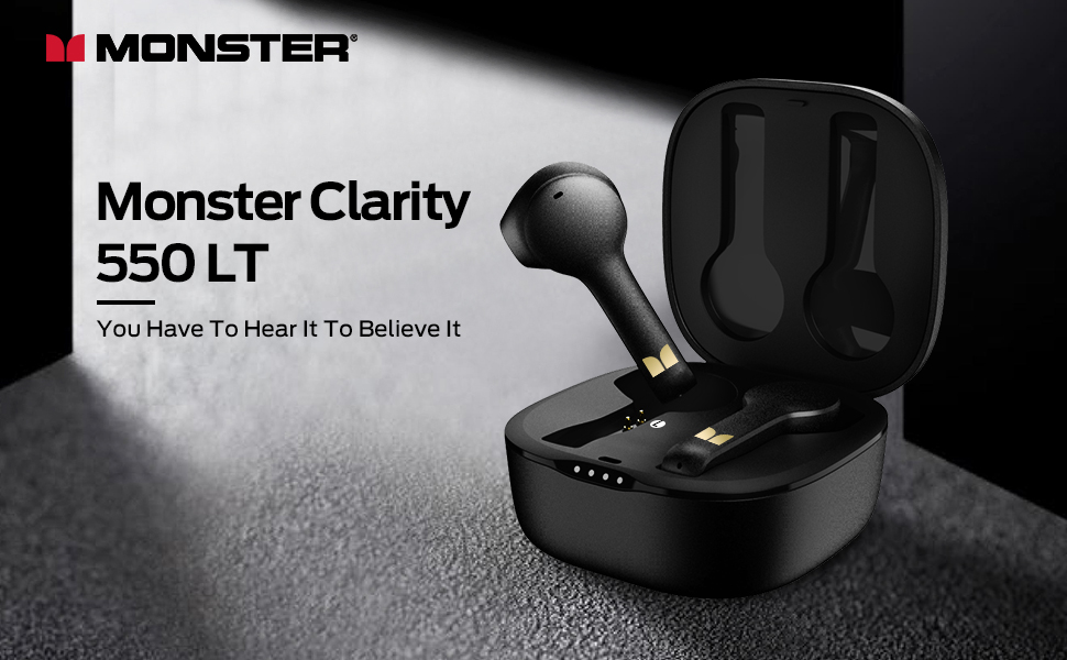 Monster clarity 550 sales lt wireless earbuds review